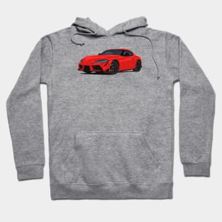 Supra 5th Generation GR A90 red Hoodie